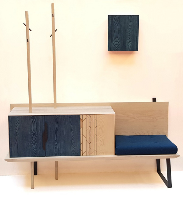 1. Platz: „Dielenmöbel“ von Natalie Herrmann aus Mühlau (Lehrbetrieb: Tischlerei und Treppenbau Hösel, Limbach-Oberfrohna)